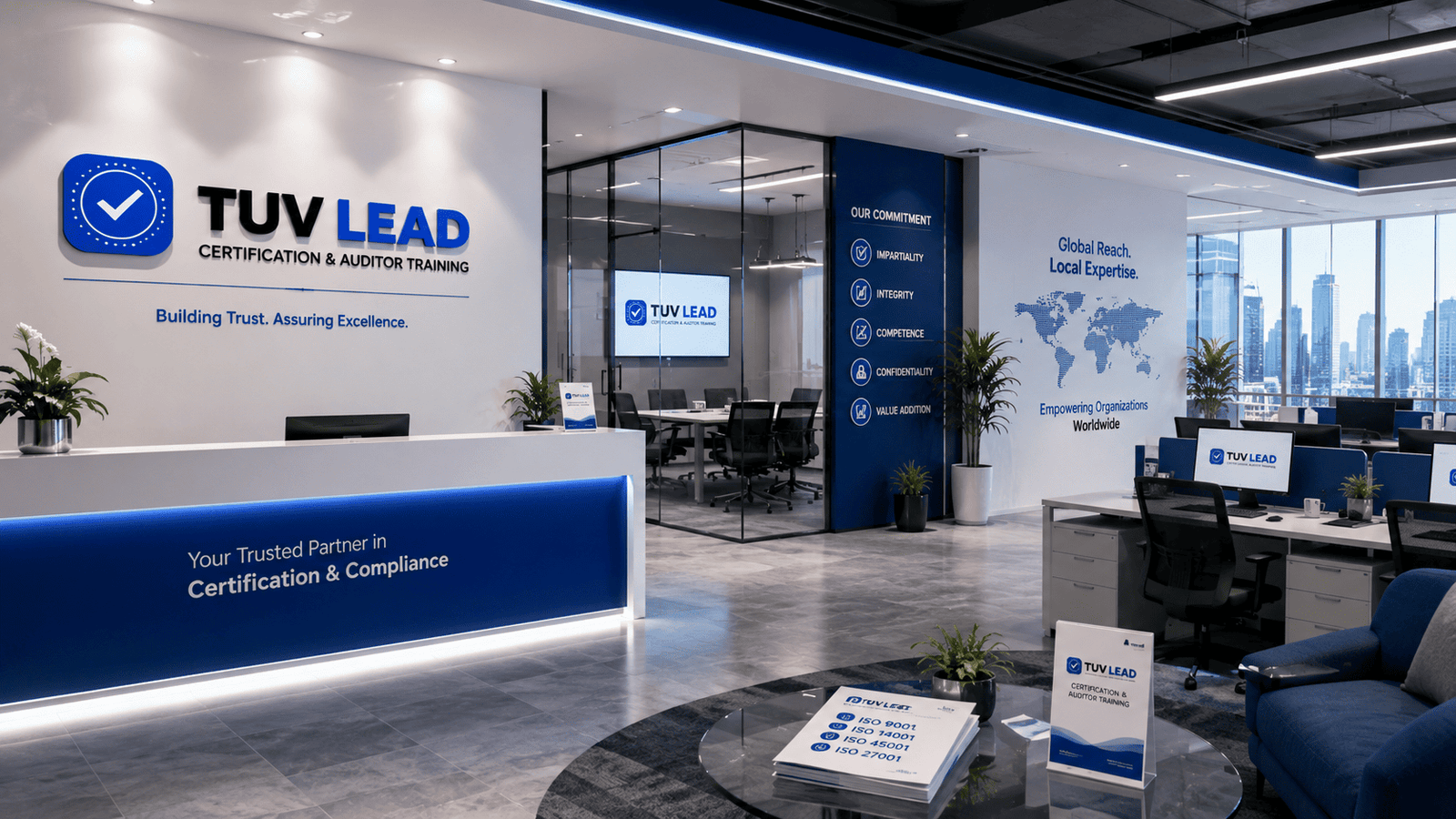 TUV Lead certification office and professional services